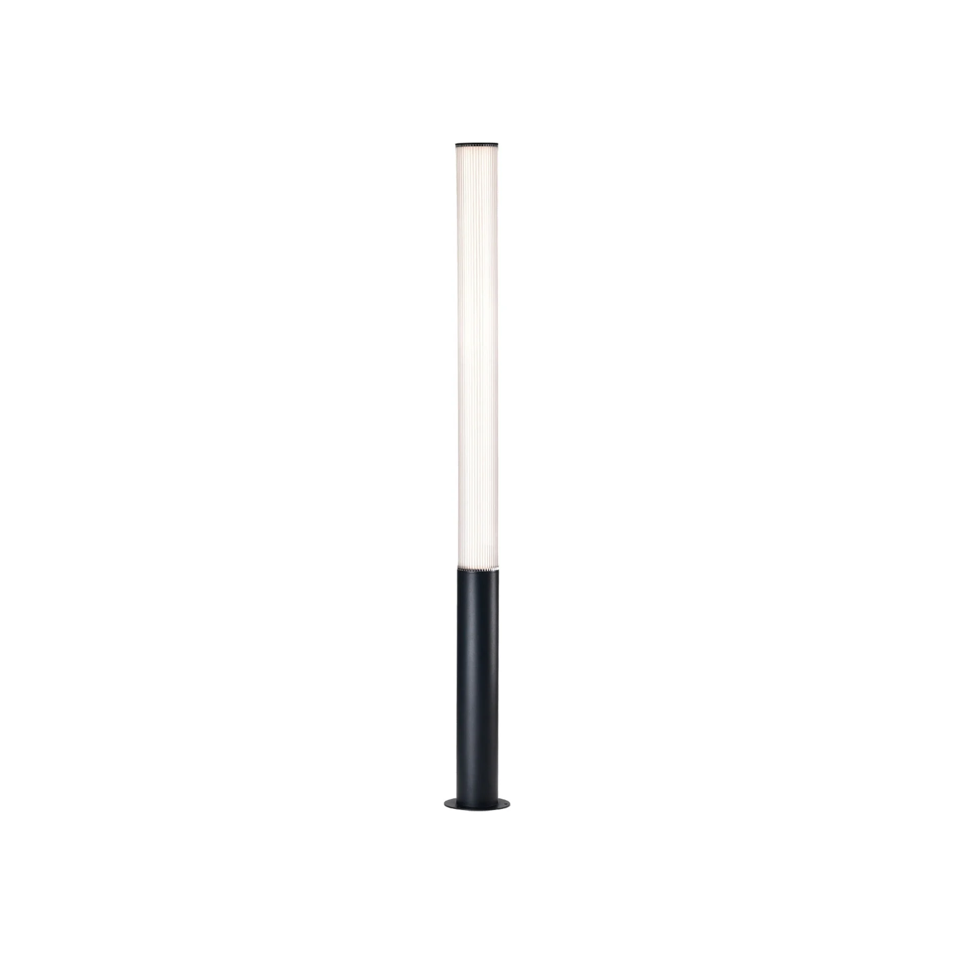 Baliza de exterior Mantra Gant grande LED aluminio negro 3000 IP65 Ø16cm 9157