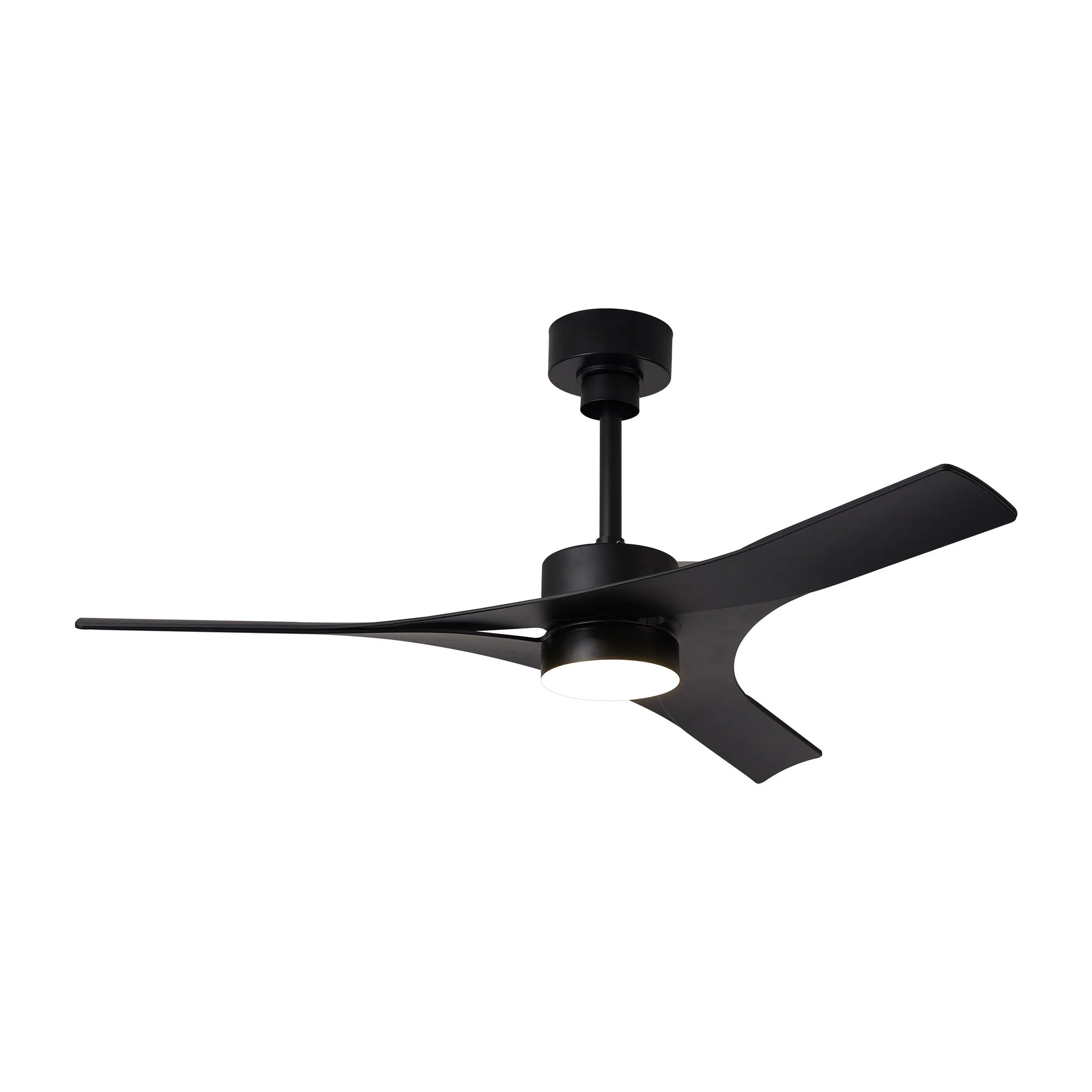 Ventilador de techo Mantra Thai grande LED acero negro 2700-5000 regulable IP20 Ø122cm 8715