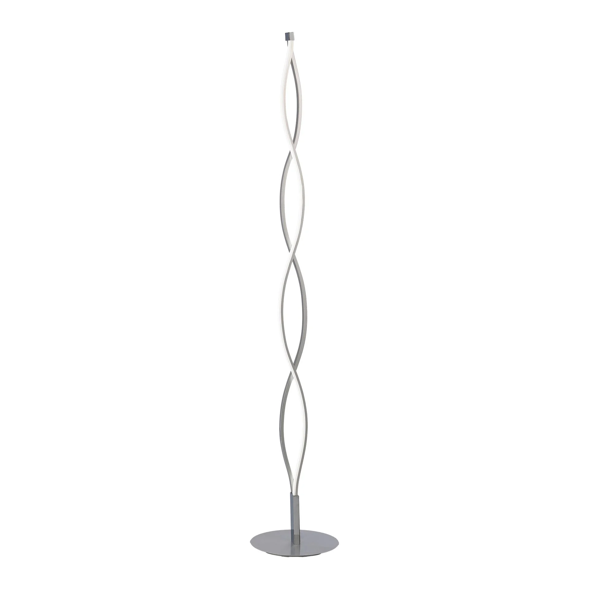 Lámpara de pie Mantra Sahara LED aluminio gris oscuro 3000 regulable IP20 Ø25cm 4861