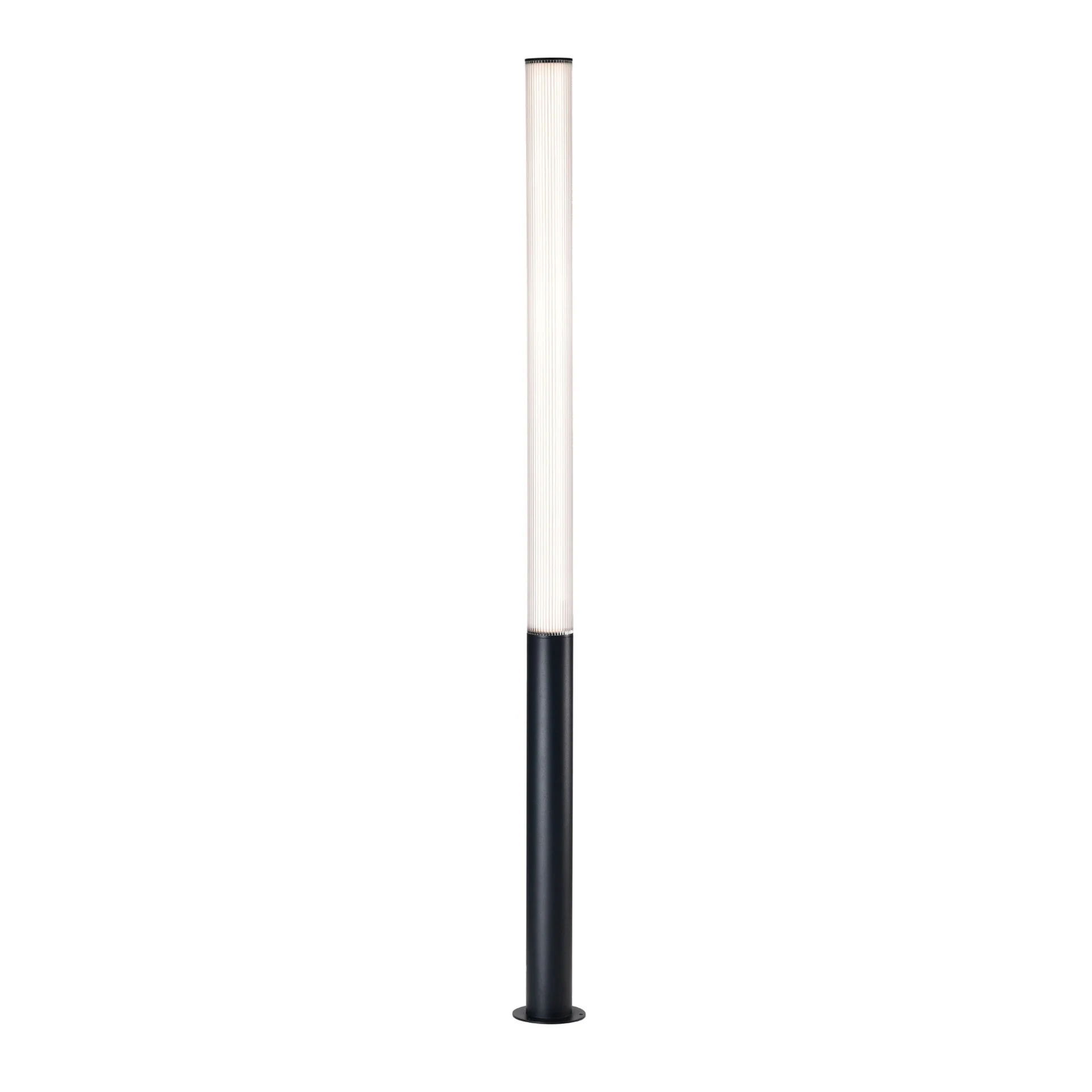 Baliza de exterior Mantra Gant grande LED aluminio negro 3000 IP65 Ø16cm 9278
