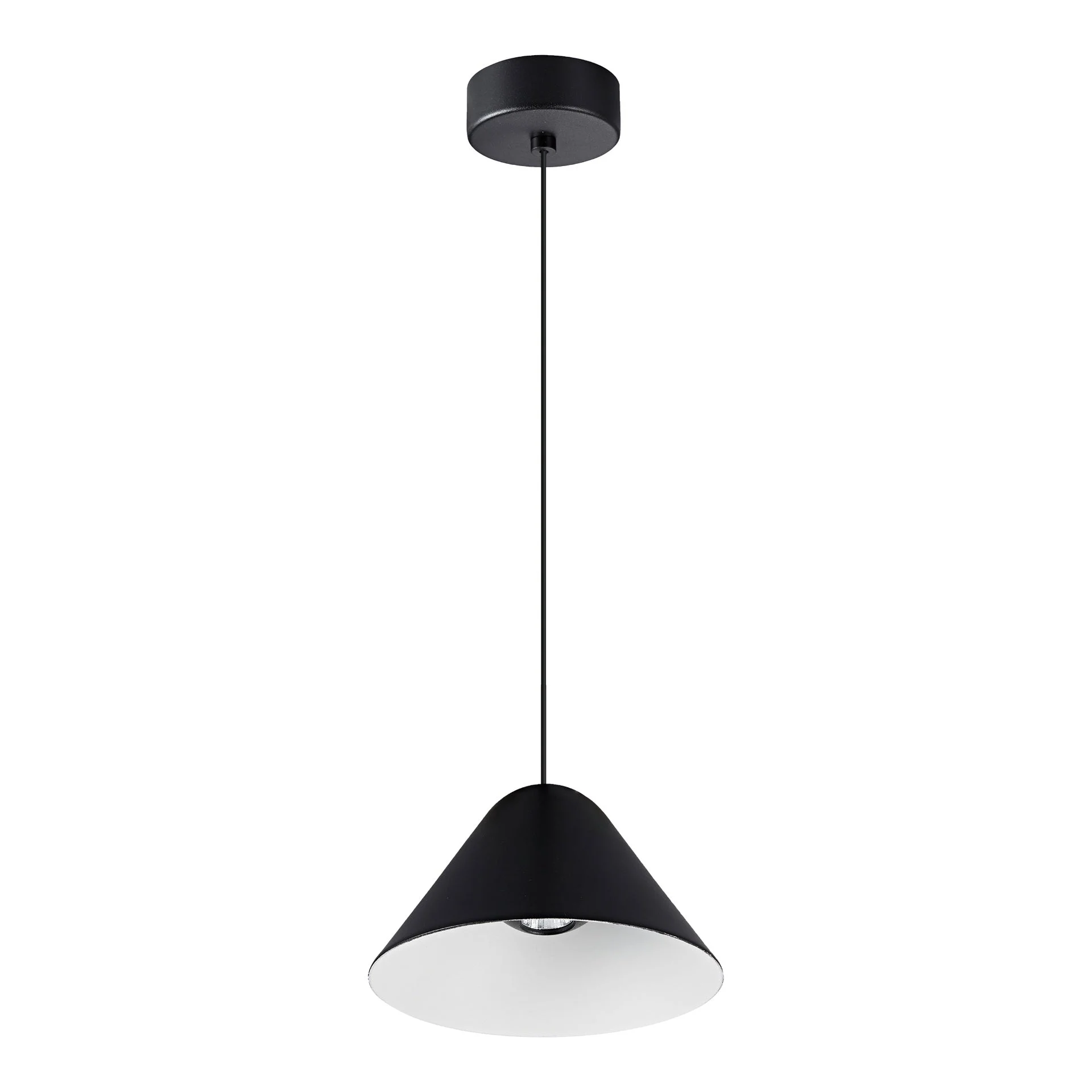 Lámpara de techo Mantra Gruissan LED aluminio negro 3000 IP20 Ø12cm 8466