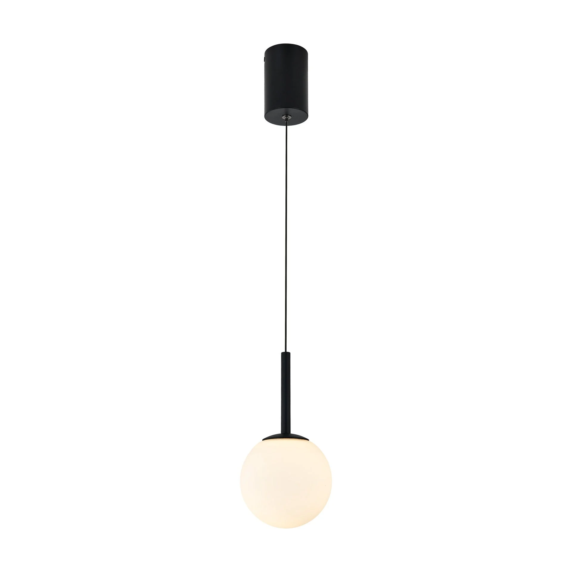 Lámpara de techo Mantra Puebla LED aluminio negro 3000 IP20 Ø12,5cm 8887