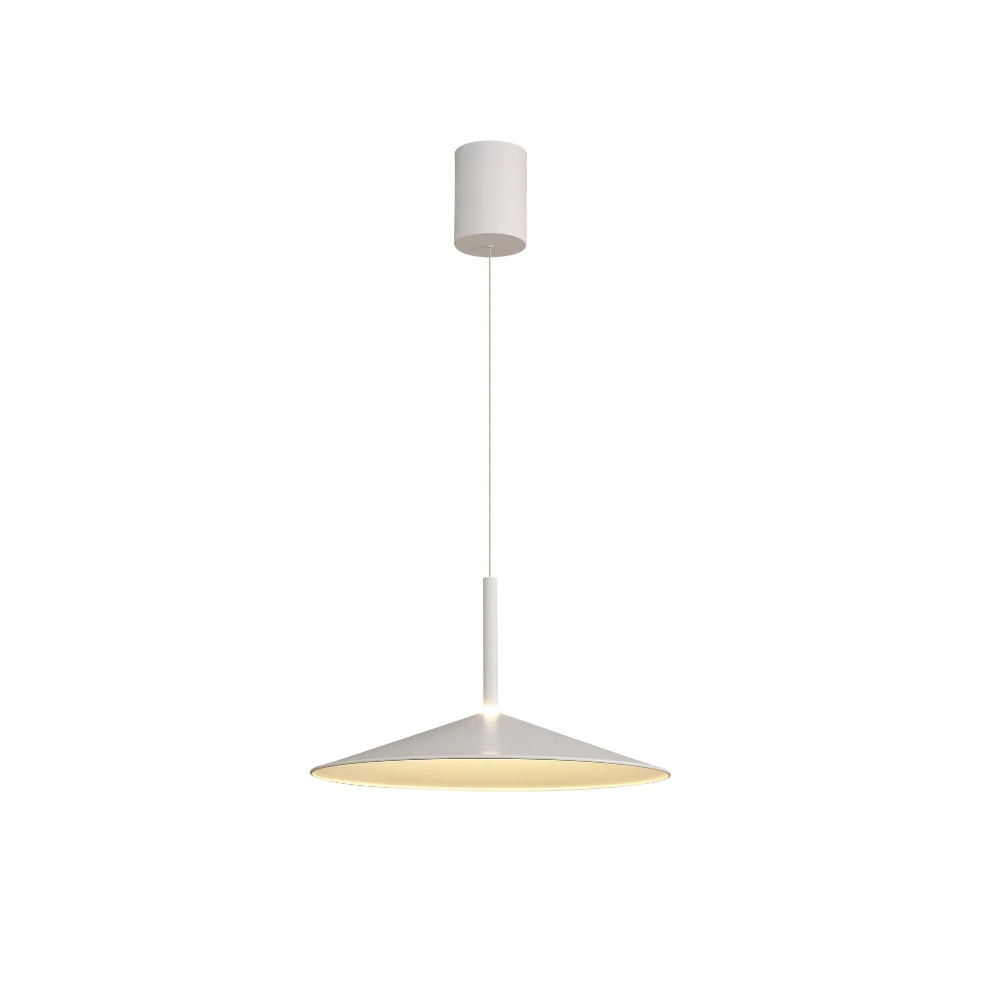 Lámpara de techo Mantra Calice grande LED aluminio blanco 3000 IP20 Ø48cm 7890