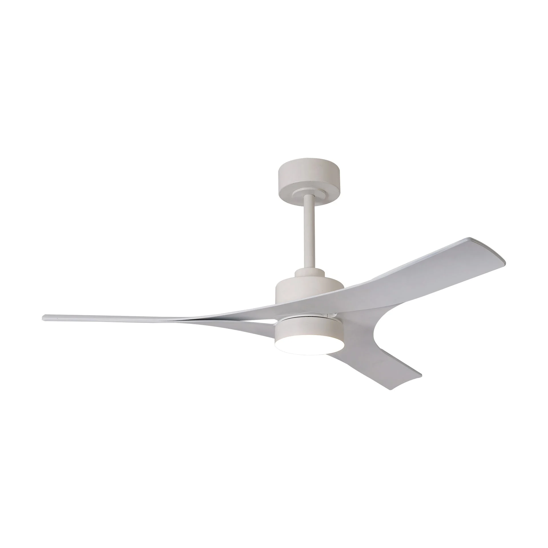 Ventilador de techo Mantra Thai grande LED acero blanco 2700-5000 regulable IP20 Ø122cm 8714