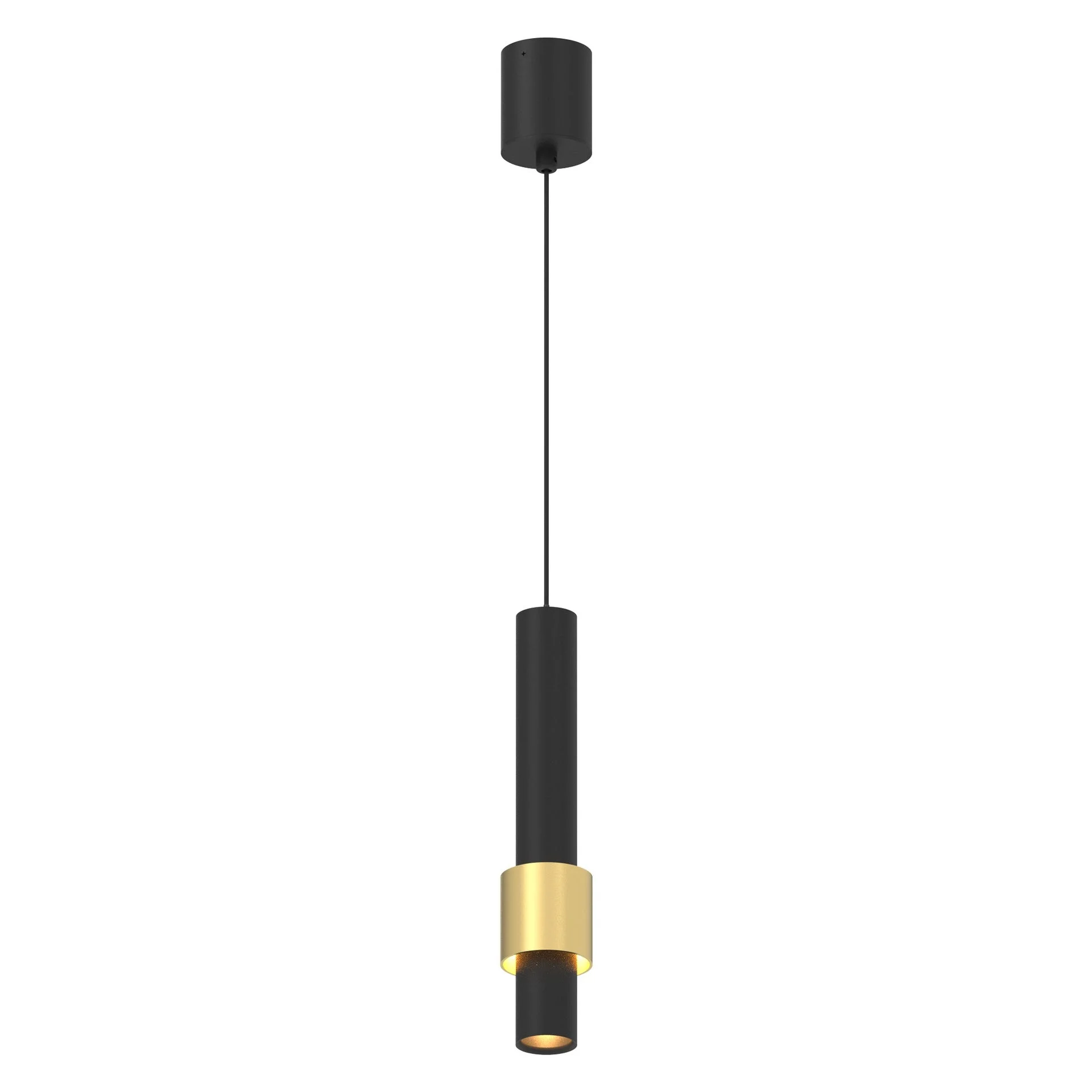 Lámpara de techo Mantra Clifton LED aluminio negro 3000 IP20 Ø5,8cm 8565