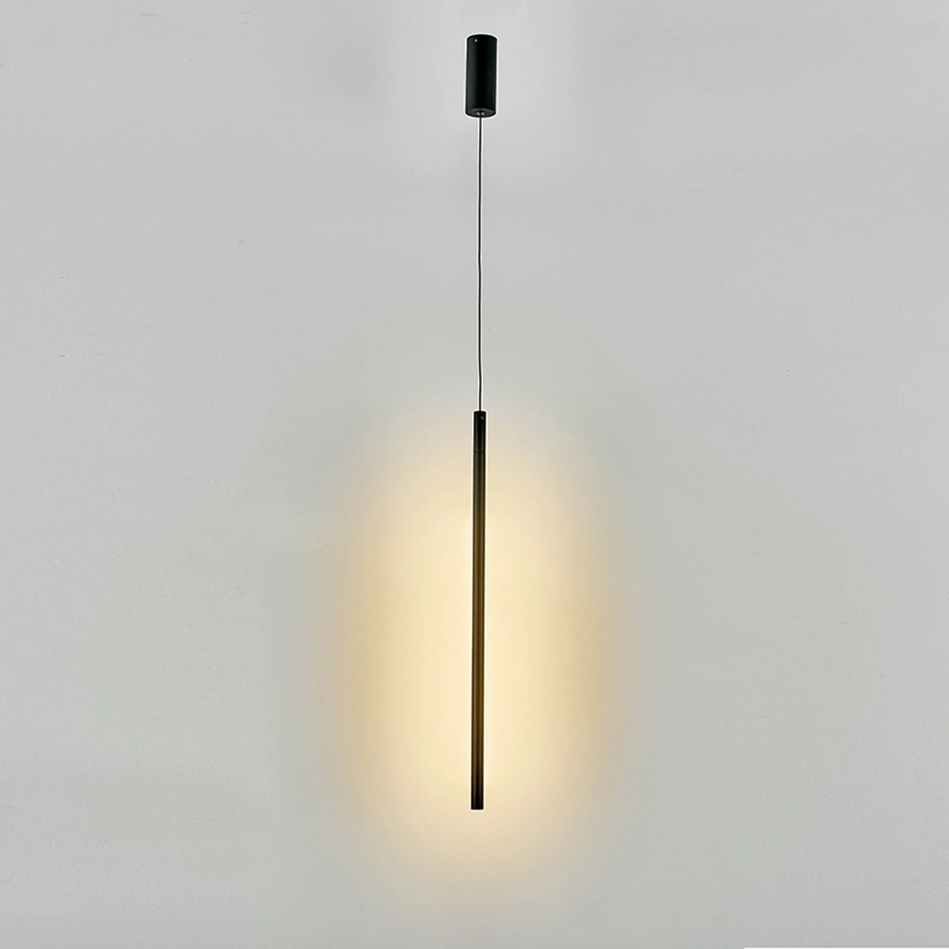 Lámpara de techo Mantra Torch LED aluminio negro 3000 IP20 Ø5cm 8483