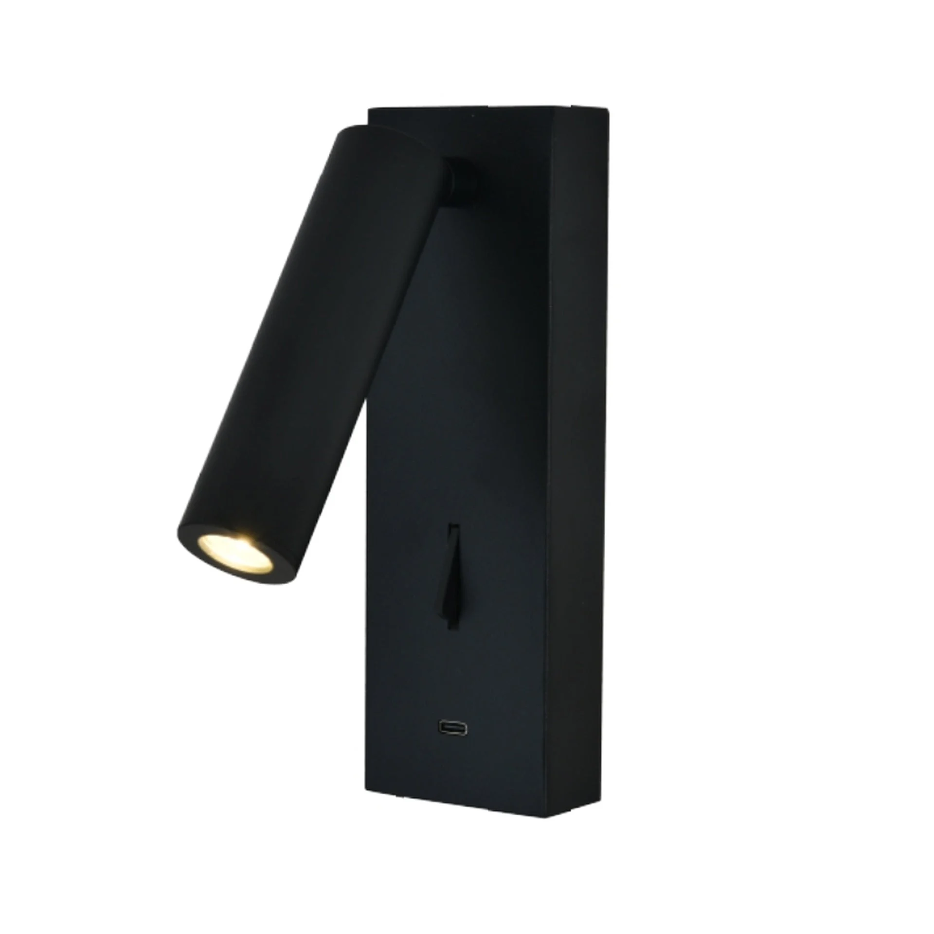 Aplique Mantra Tarifa iii LED aluminio negro 3000 IP20 18cm 8985
