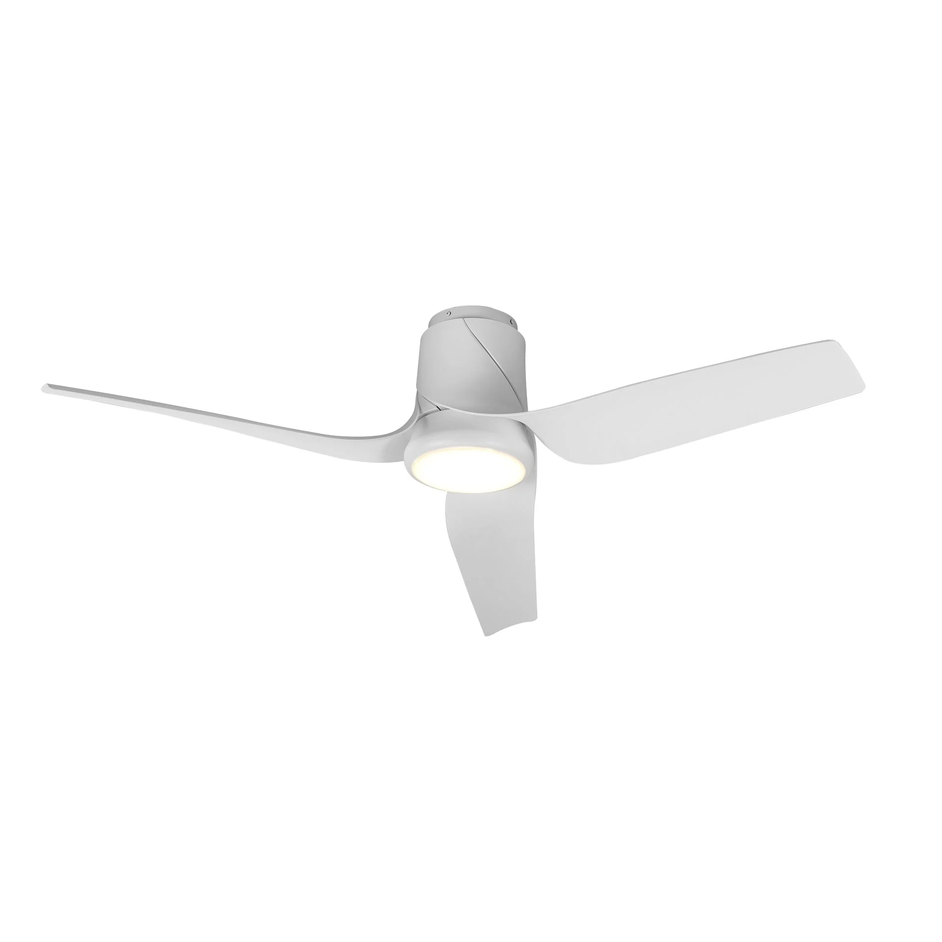 Ventilador de techo Mantra Ushuaia grande LED acero blanco 2700-5000 regulable IP20 Ø133cm 8717