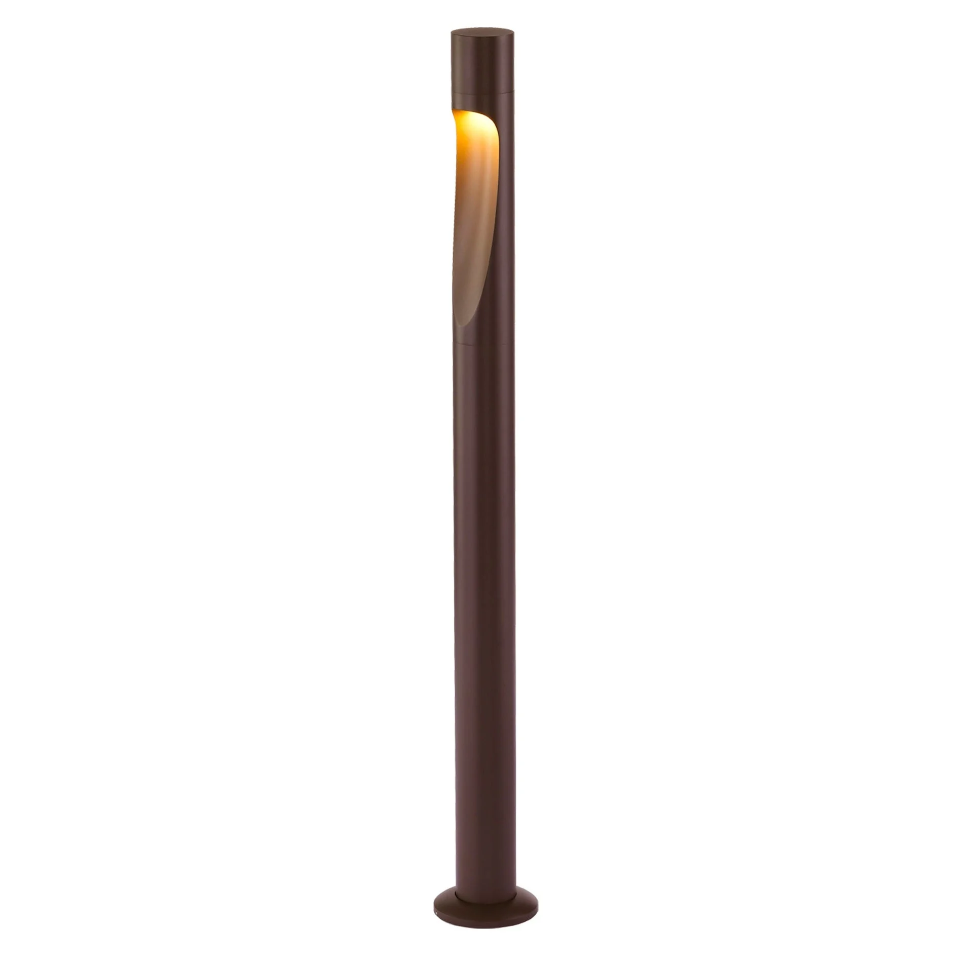 Baliza de exterior Mantra Aran LED aluminio marrón 3000 IP65 Ø9,5cm 9286