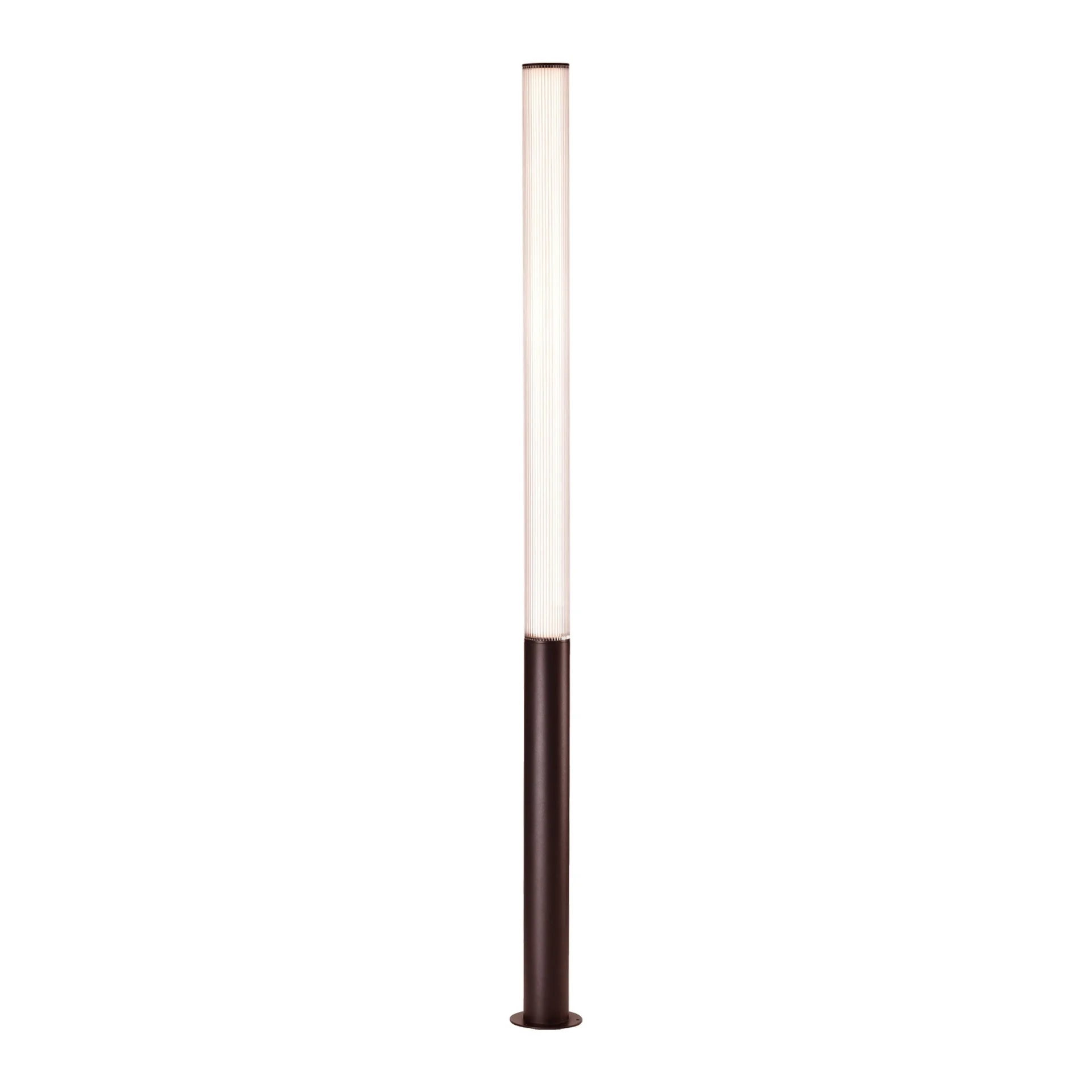 Baliza de exterior Mantra Gant grande LED aluminio marrón 3000 IP65 Ø16cm 9279