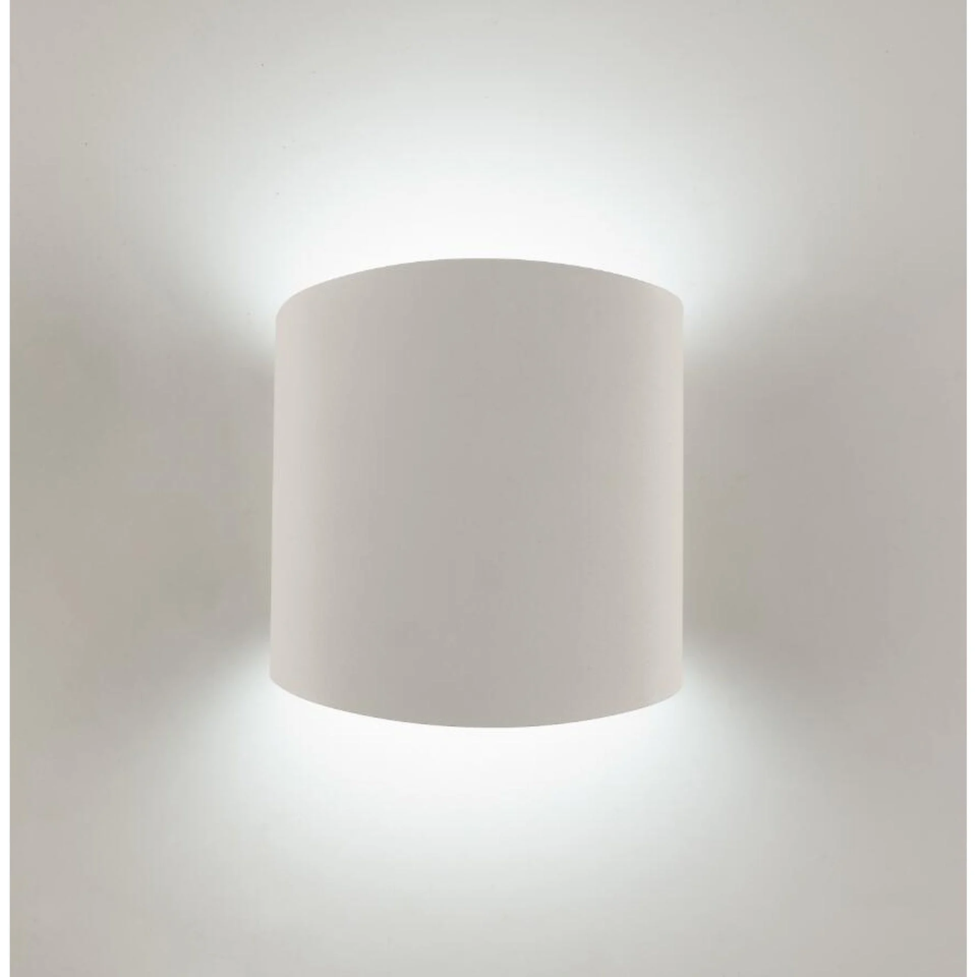 Mantra Asimetric Aplique redondo blanco 6221