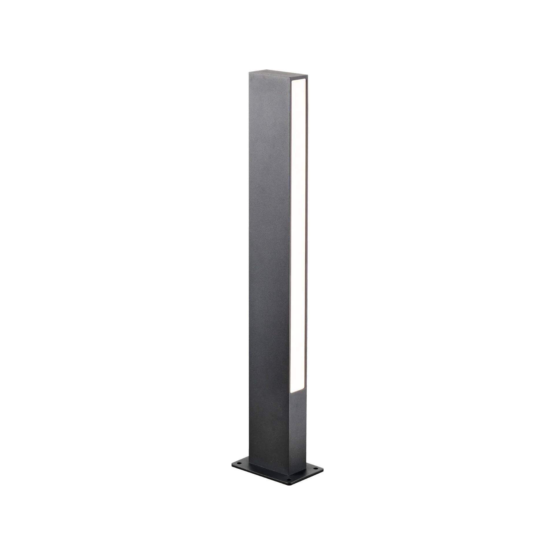 Baliza de exterior Mantra Lotus LED aluminio gris oscuro 3000 IP65 Ø8cm 9160
