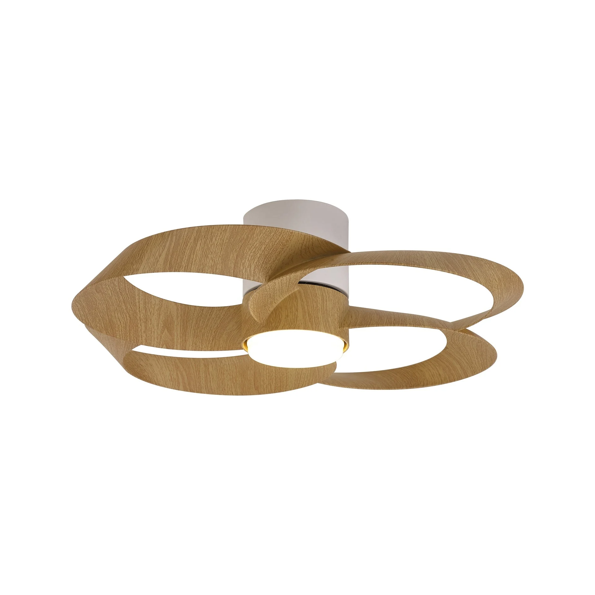 Ventilador de techo Mantra Rose LED acero blanco 2700-5000 regulable IP20 Ø65cm 8707