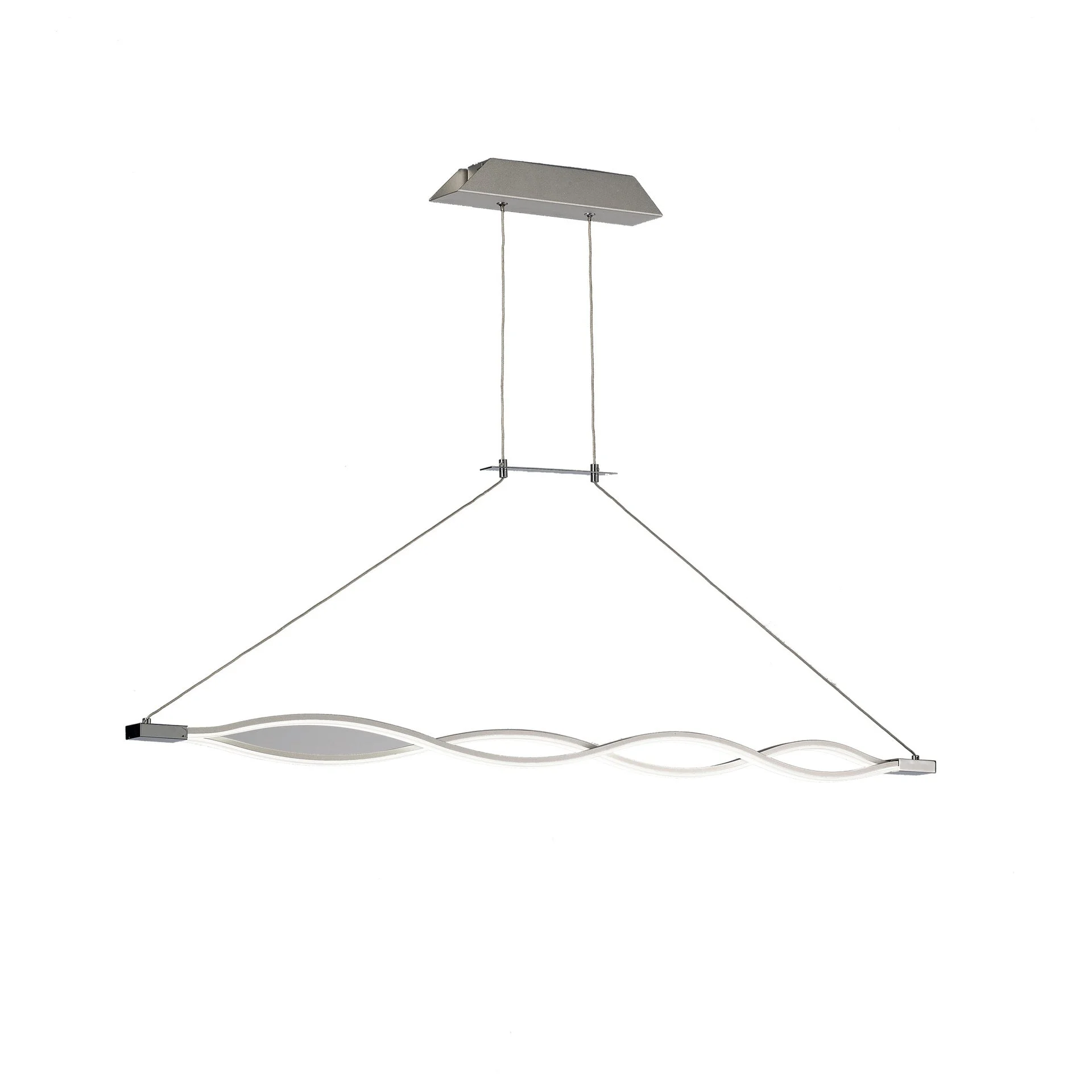 Lámpara de techo Mantra Sahara LED aluminio gris oscuro 3000 IP20 4860