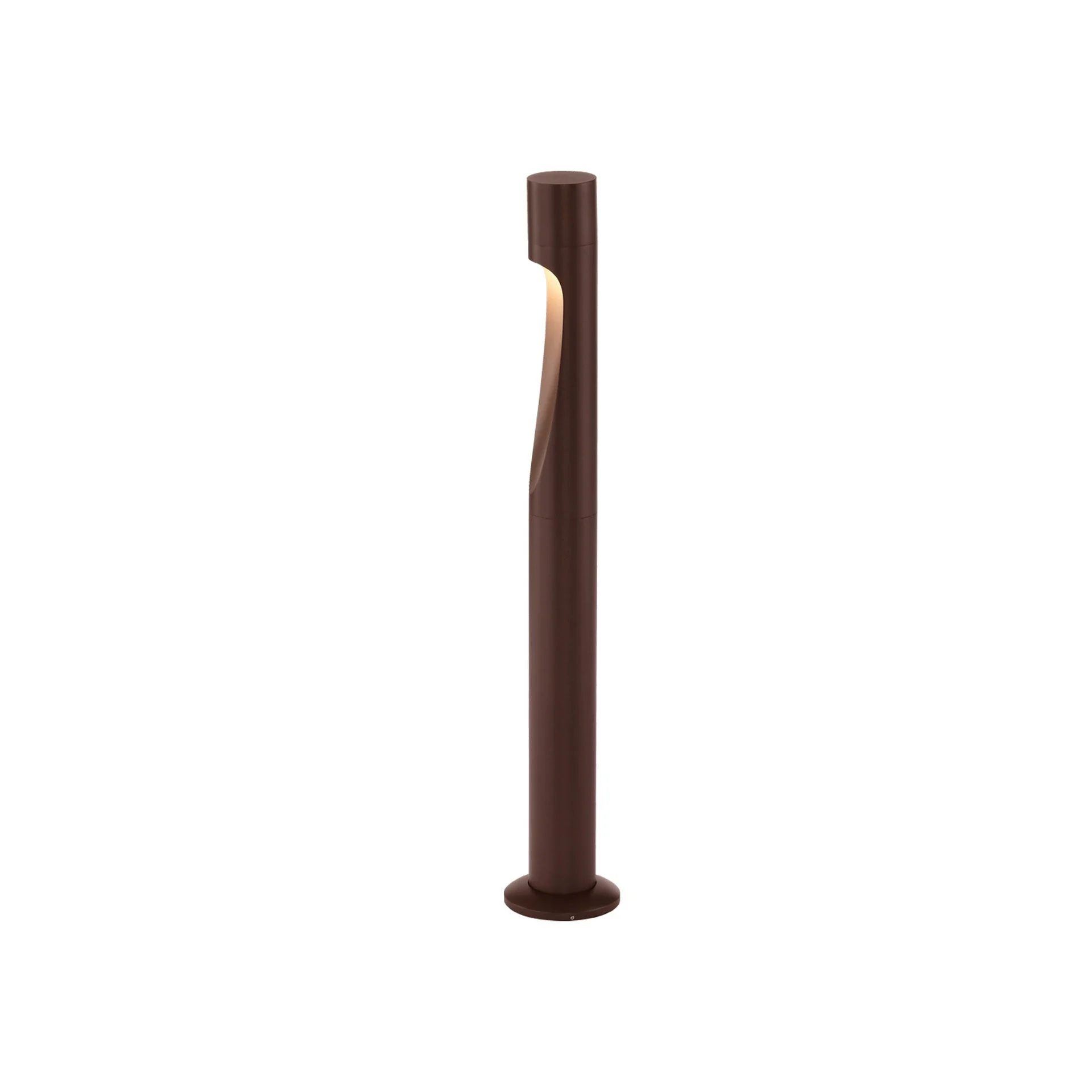 Baliza de exterior Mantra Aran LED aluminio marrón 3000 IP65 Ø9,5cm 9284