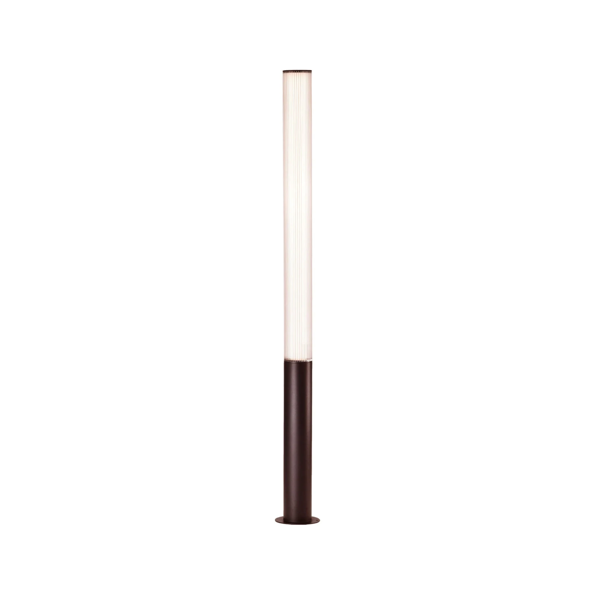 Baliza de exterior Mantra Gant grande LED aluminio marrón 3000 IP65 Ø16cm 9282