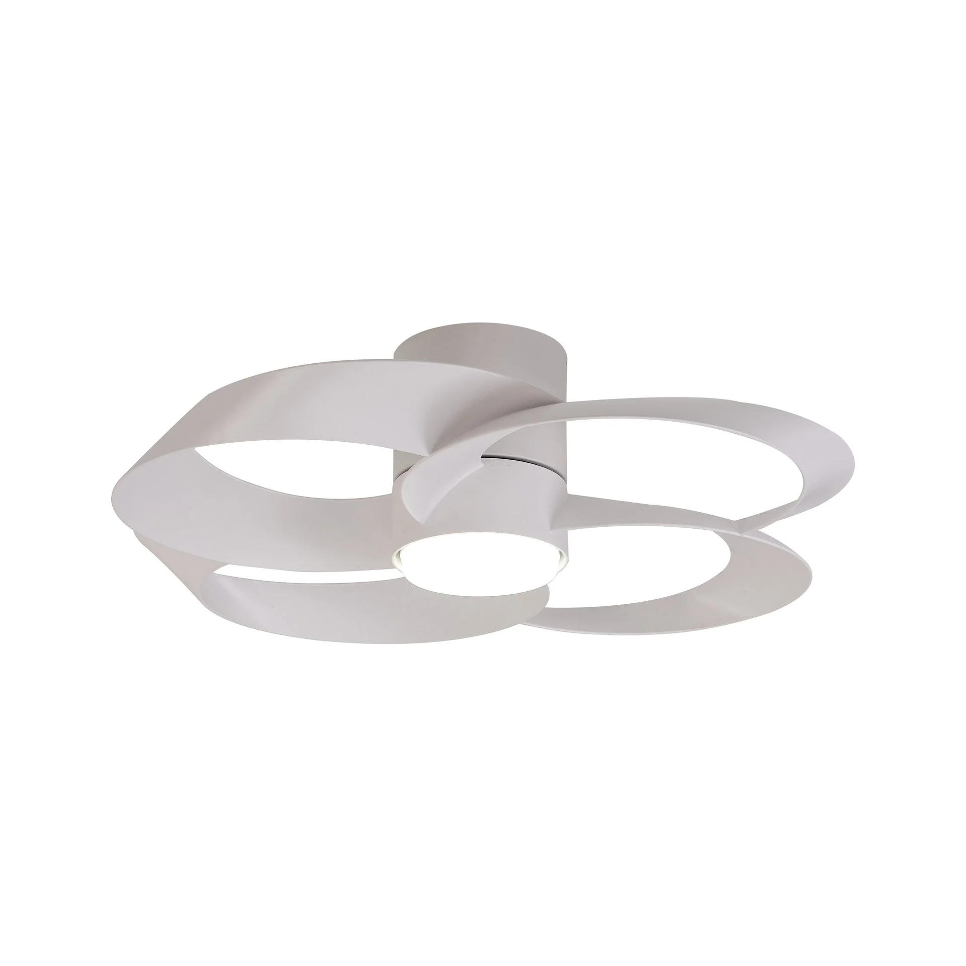Ventilador de techo Mantra Rose LED acero blanco 2700-5000 regulable IP20 Ø65cm 8705