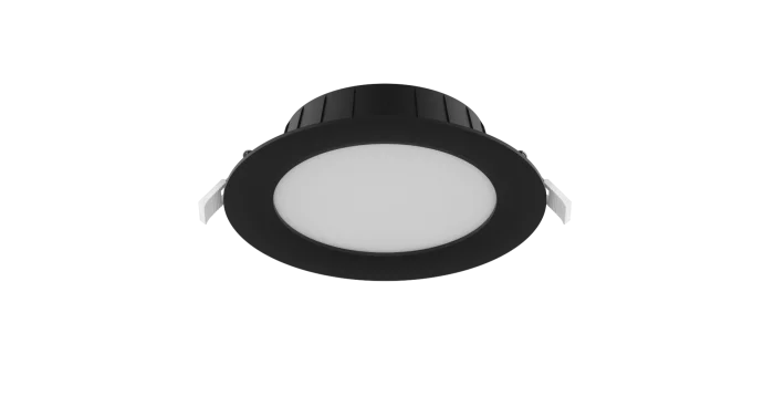 Noxion Downlight LED Hera Plano Negro 9W 900lm - 827-840 CCT | 132mm - Recorte 118mm