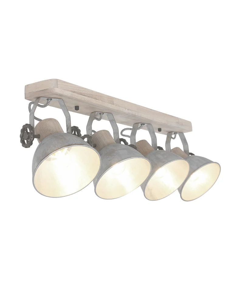 Foco de madera Mexlite Gearwood