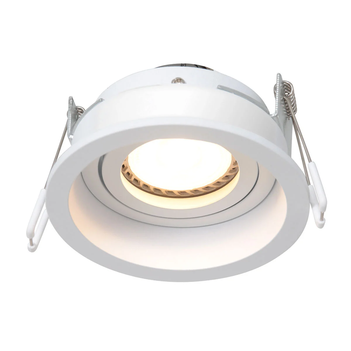 Foco de metal blanco moderno Steinhauer Pelite spot