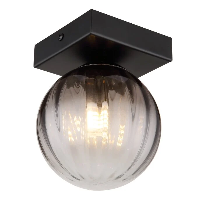 Globo DALLERTA Aplique Negro, 1 luz