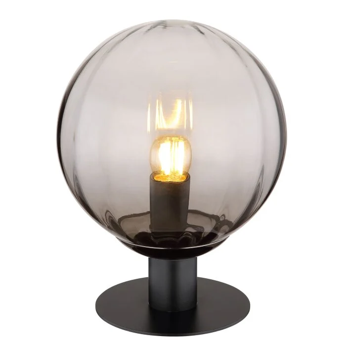 Globo DALLERTA Lámpara de mesa Negro, 1 luz