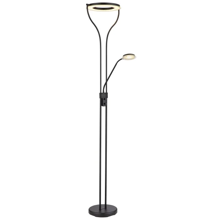 Globo EBRO Lámpara de Pie LED Negro, 1 luz
