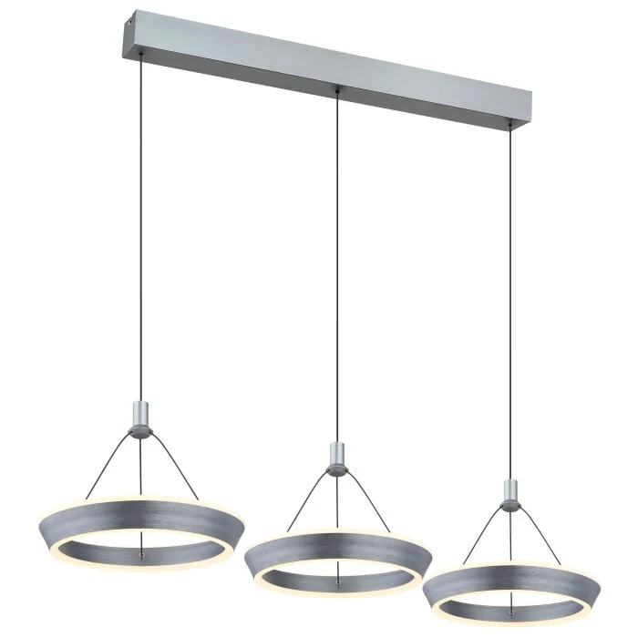 Globo FERRA Lámpara Colgante LED Gris, 1 luz