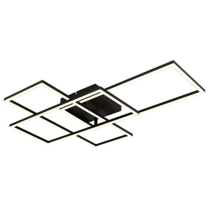 Globo GABRIEL Lámpara de Techo LED Negro, 1 luz