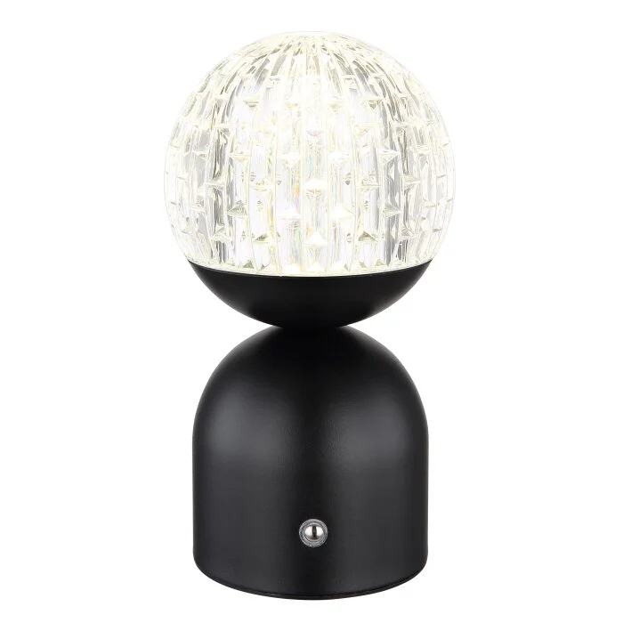 Globo JULSY Lámpara de mesa LED Negro, 1 luz