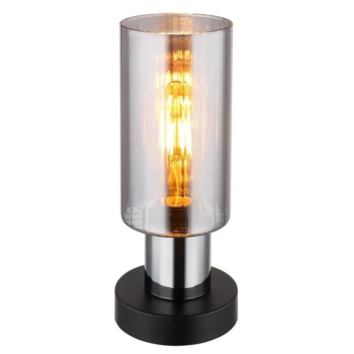 Globo Lámpara de mesa Negro, 1 luz