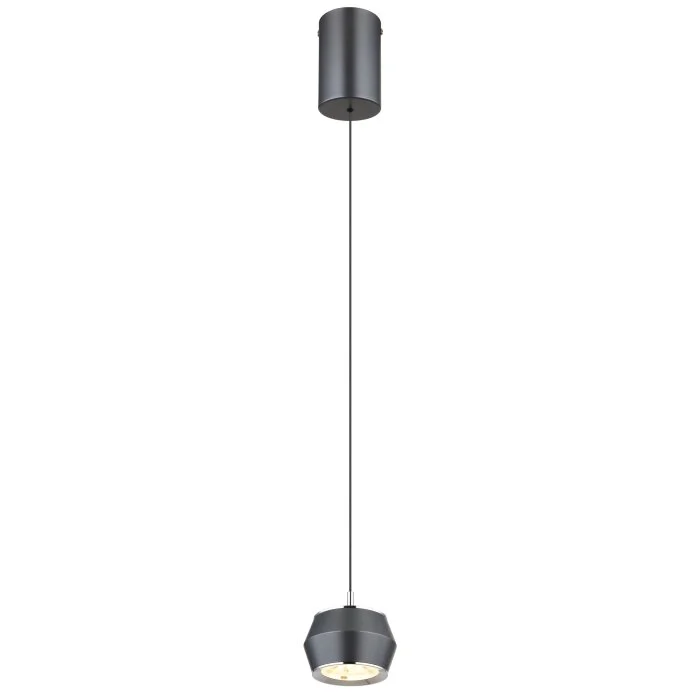 Globo MARTHY Lámpara Colgante LED Gris, 1 luz