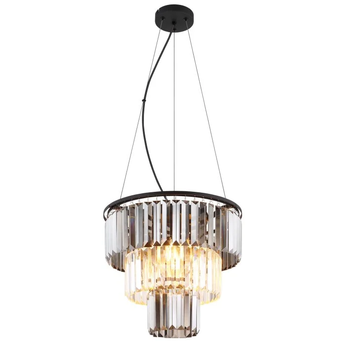 Globo NAXIS Lámpara Colgante Negro, 3 luces