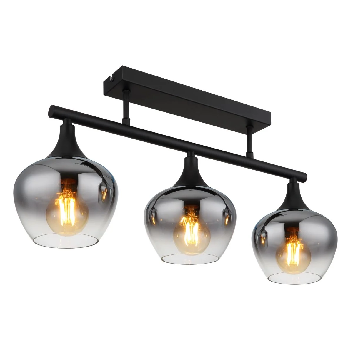 Lámpara colgante atemporal elegante con bolas de vidrio Maxy