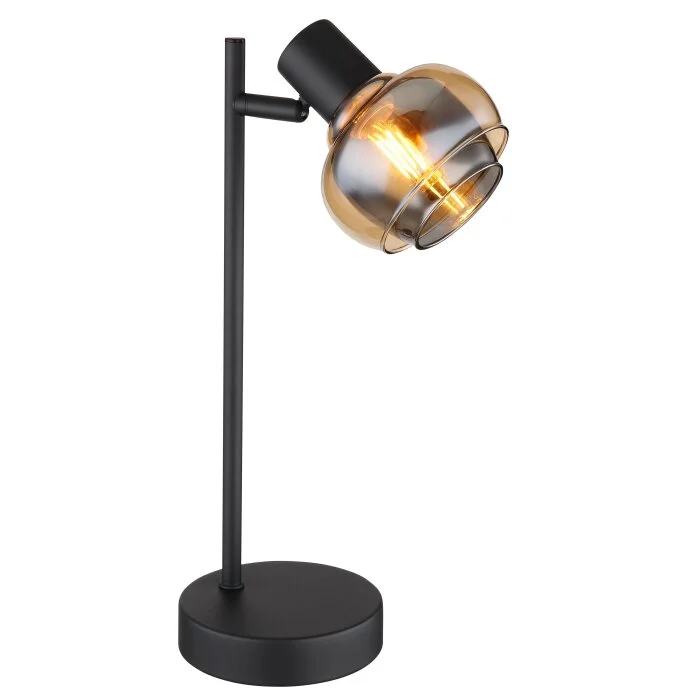 Globo TOKKI Lámpara de mesa Negro, 1 luz