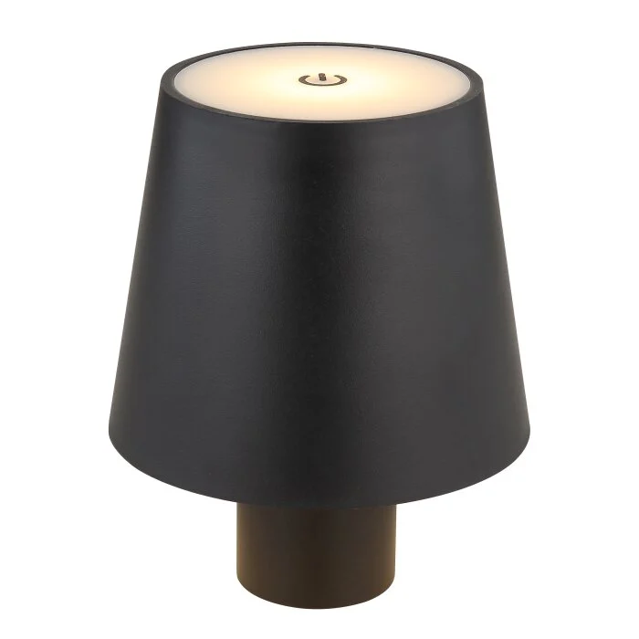 Globo VANNIE Lámpara de mesa LED Negro, Blanca, 1 luz