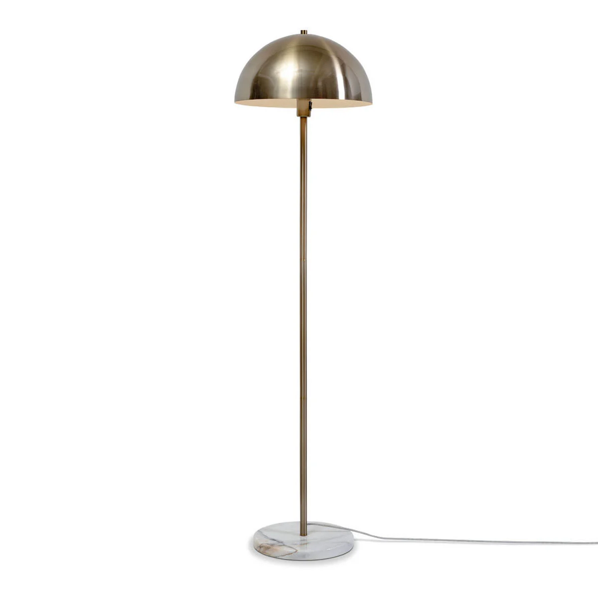 Lámpara de pie vintage de metal dorado It’s About RoMi Toulouse