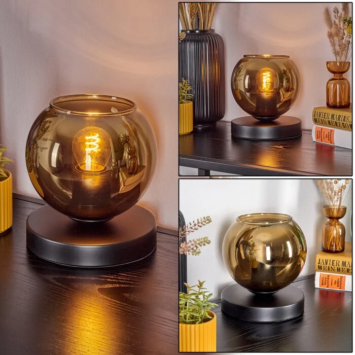 Koyoto Lámparas de mesa 15 cm dorado, 1 luz