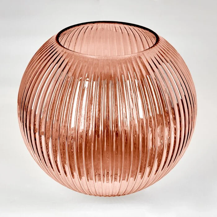 Koyoto Vidrio de recambio, Pieza de repuesto 30 cm Color cobre, Rojo