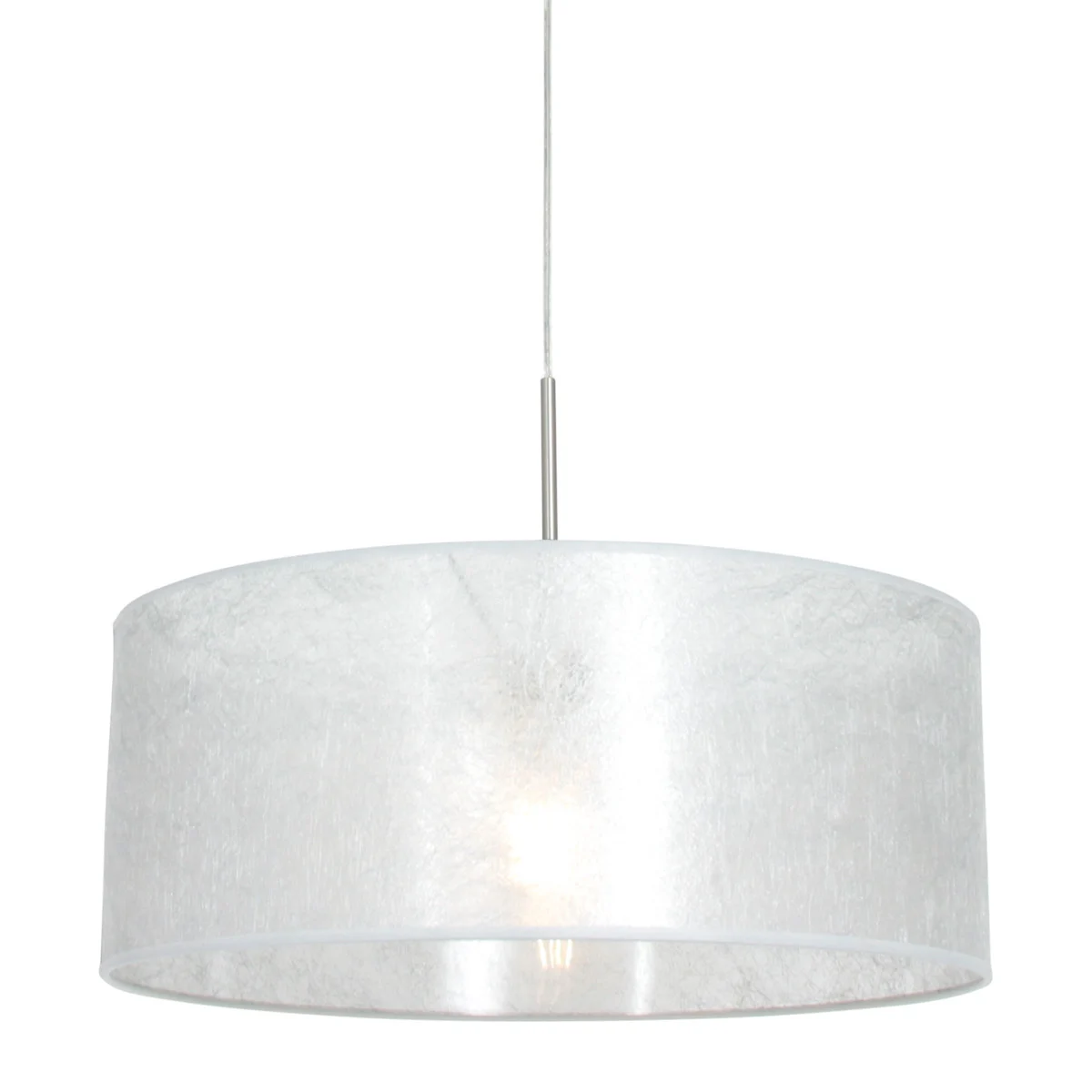 Lámpara colgante de metal plateado moderna Steinhauer Sparkled Light