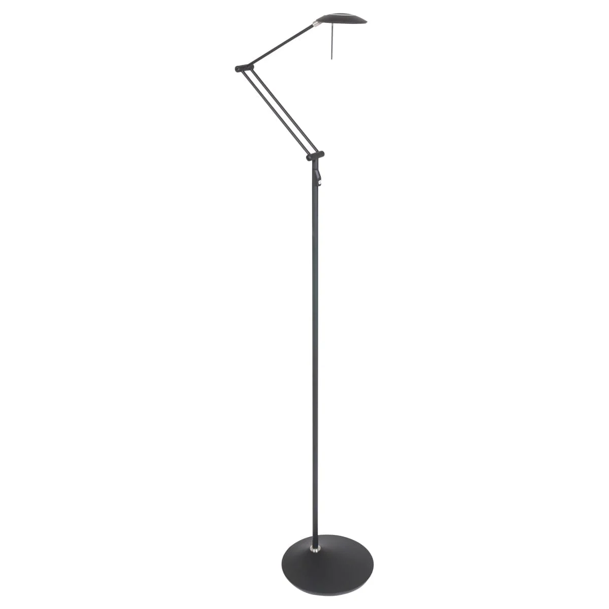 Lámpara de lectura en negro Steinhauer Zodiac LED