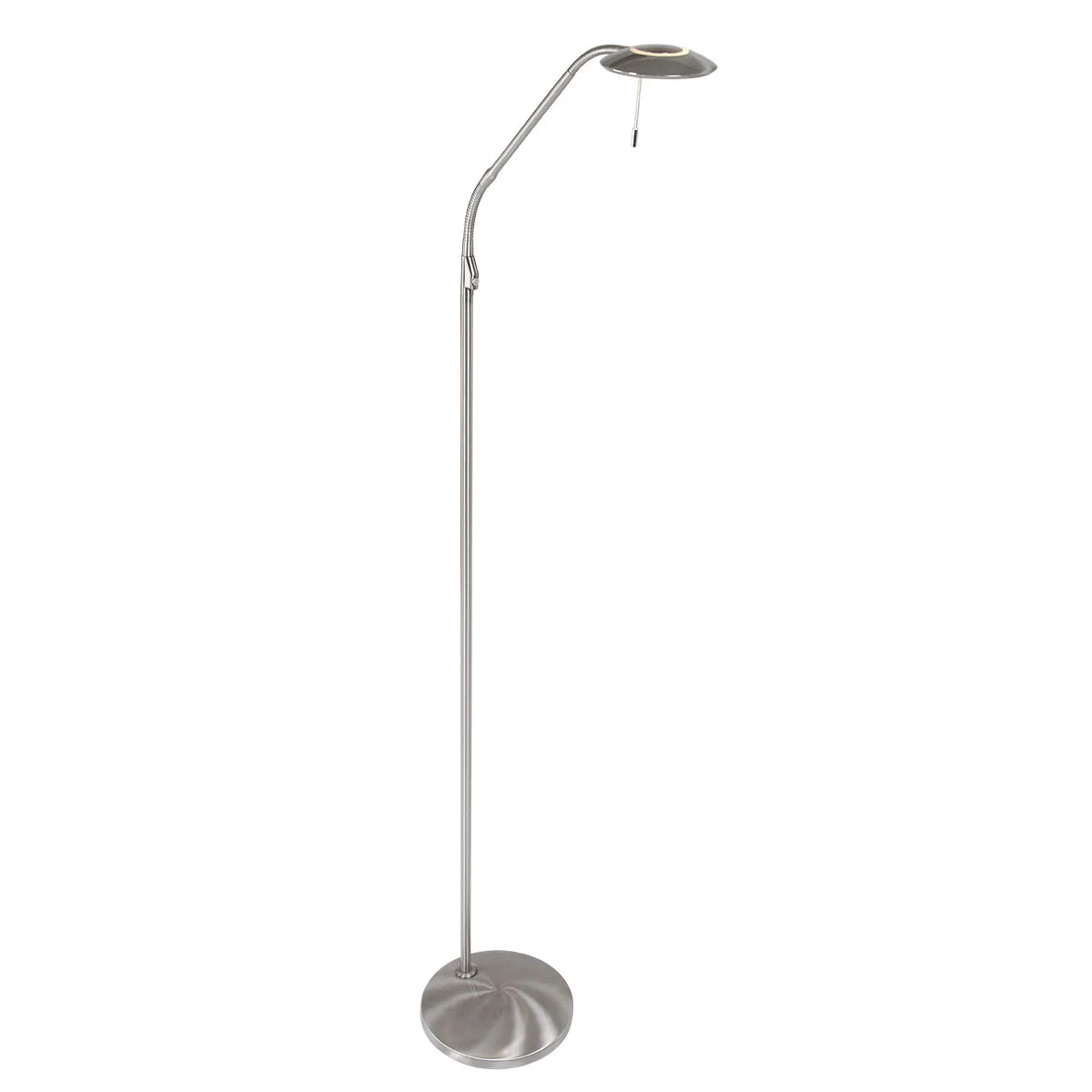Lámpara de lectura LED Steinhauer Zenith de acero