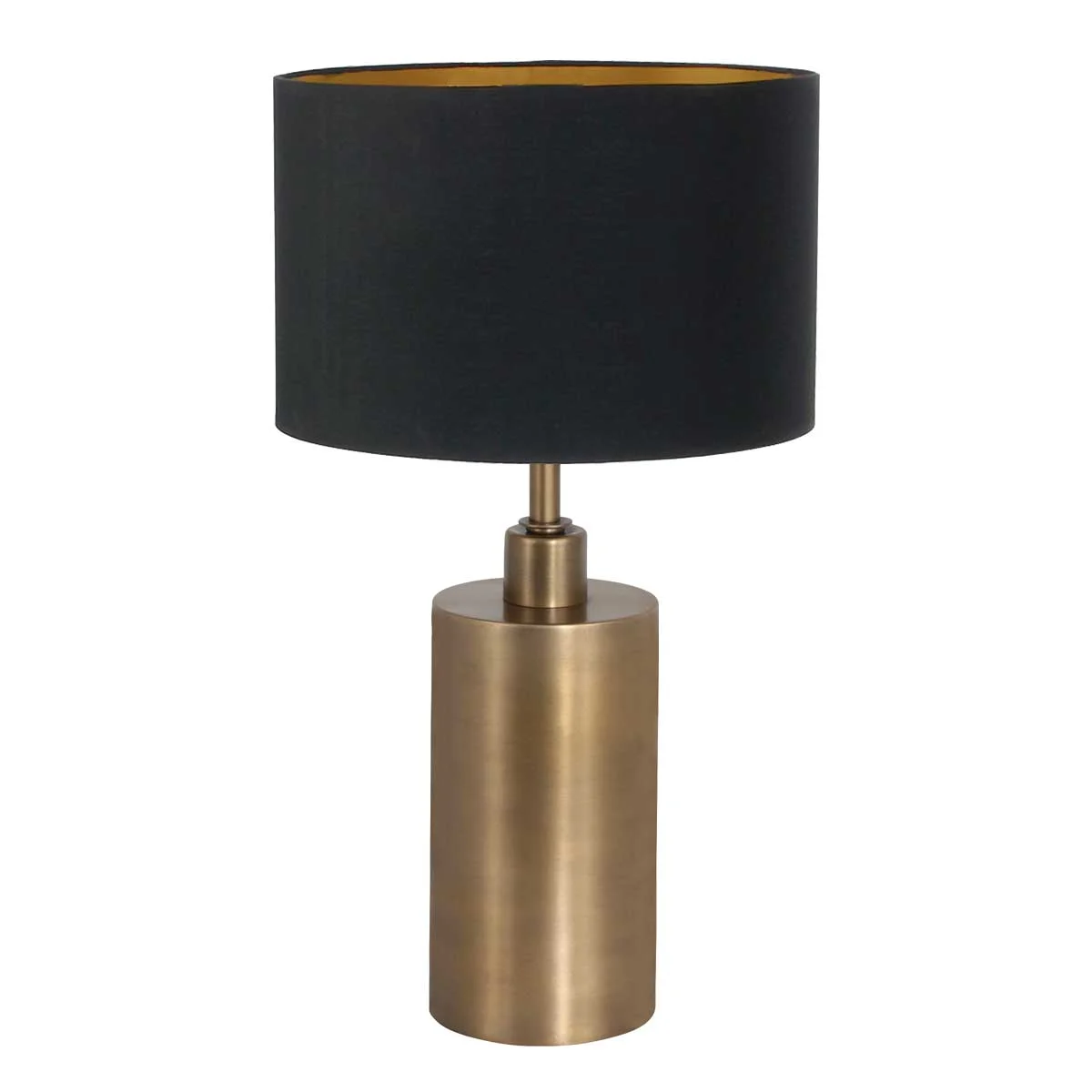 Lámpara de mesa clásica tubo corto Steinhauer Brass