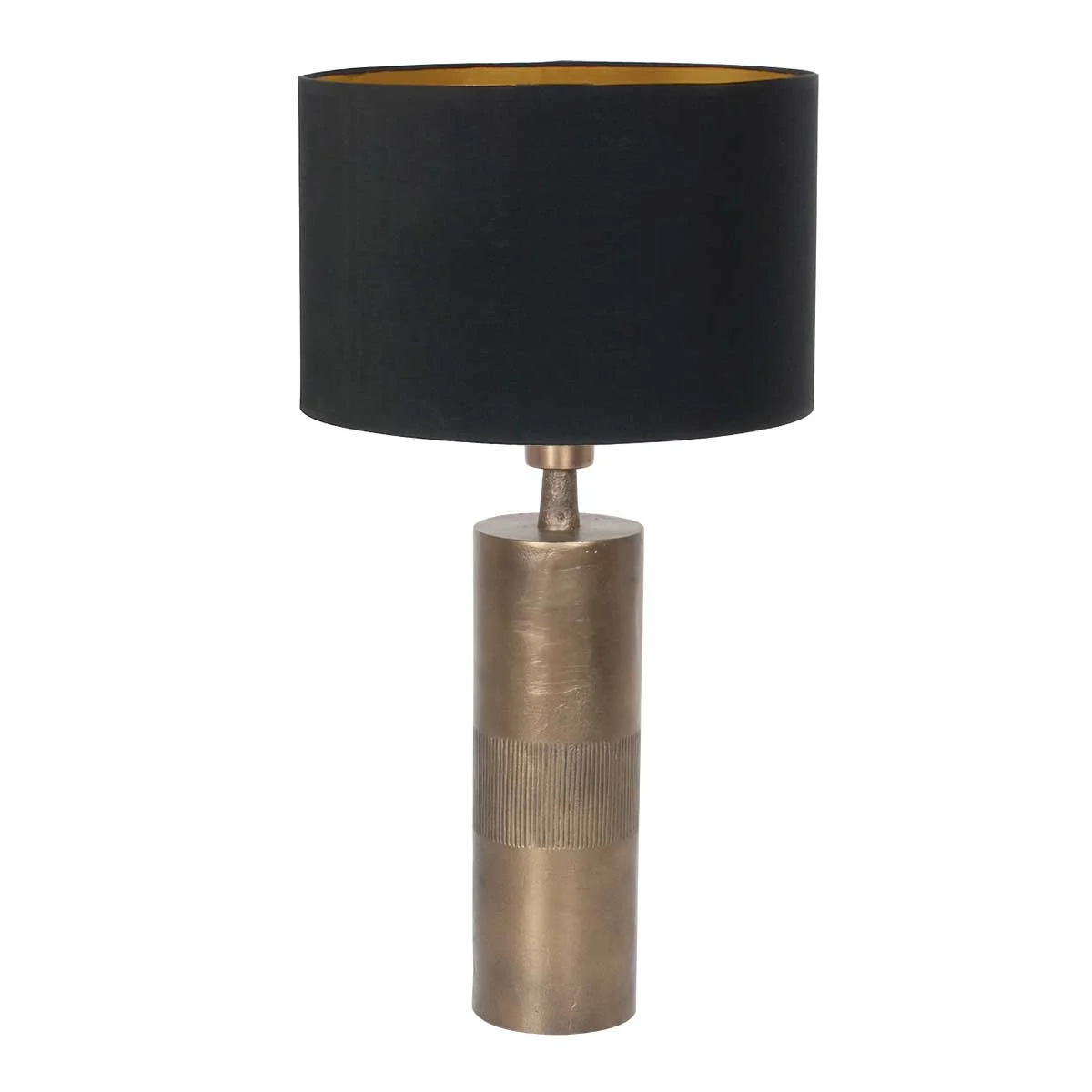 Lámpara de mesa clásica tubular Steinhauer Bassiste