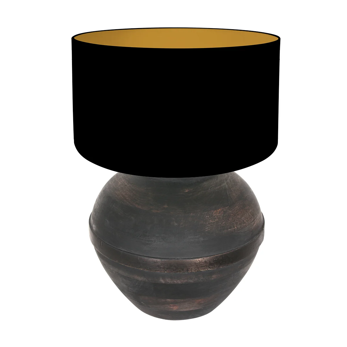 Lámpara de mesa esférica robusta Anne Light & Home Lyons