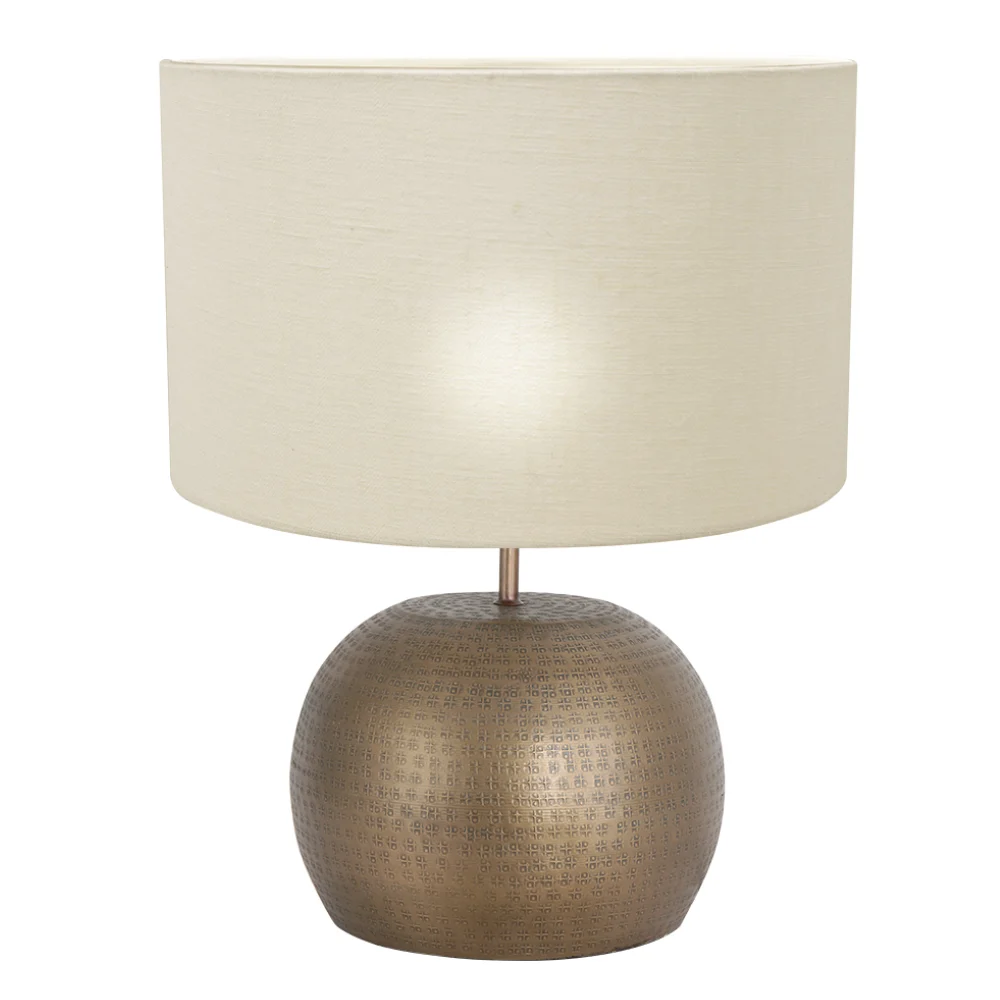 Lámpara de mesa oriental bronce Steinhauer Brass