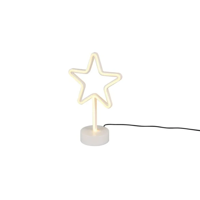 Lámpara de Mesa Reality STAR LED Blanca, 1 luz