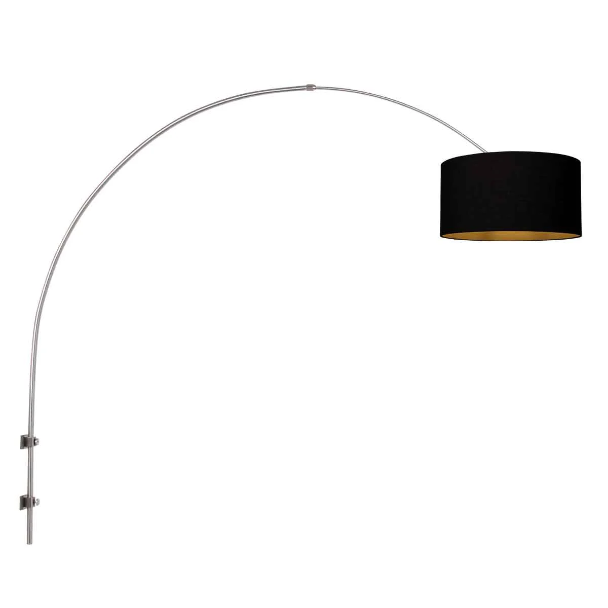 Lámpara de pared de arco gris Steinhauer Sparkled Light