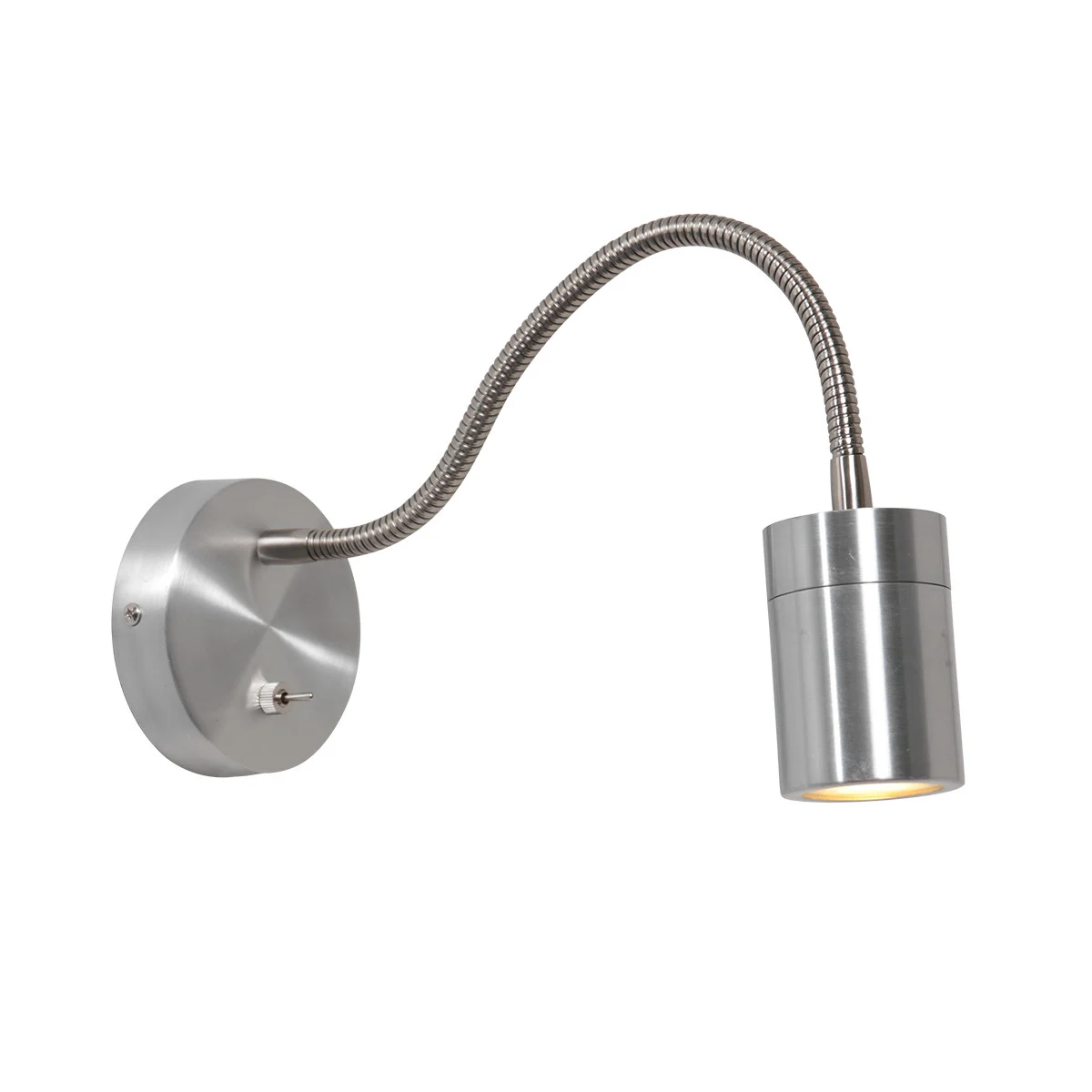 Aplique de pared moderna de acero flexible Mexlite Upround