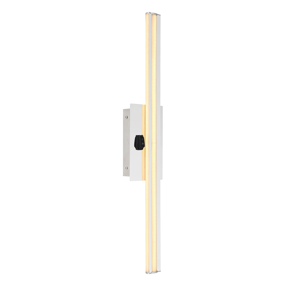 Lámpara de pared moderna cromada alargada Globo Viggo